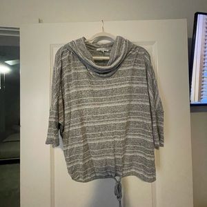 Gray Green Envelope Sweater- size L